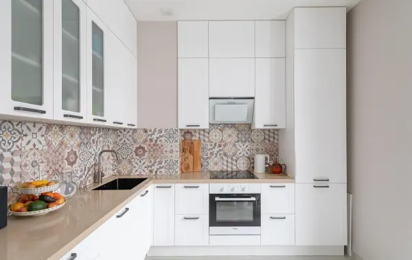 Фото Кухня ПИ1481 Система Белый РЕТ/Трент Белый РЕТ