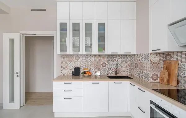 Фото Кухня ПИ1481 Система Белый РЕТ/Трент Белый РЕТ