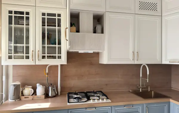 Фото Кухня СУ1300 Т219В Ясень 143/Т514