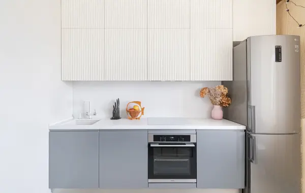 Фото Кухня БА1256 Система RAL 9023/Система KB1 RAL 9023/Флавио RAL 9010