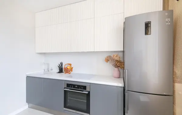 Фото Кухня БА1256 Система RAL 9023/Система KB1 RAL 9023/Флавио RAL 9010